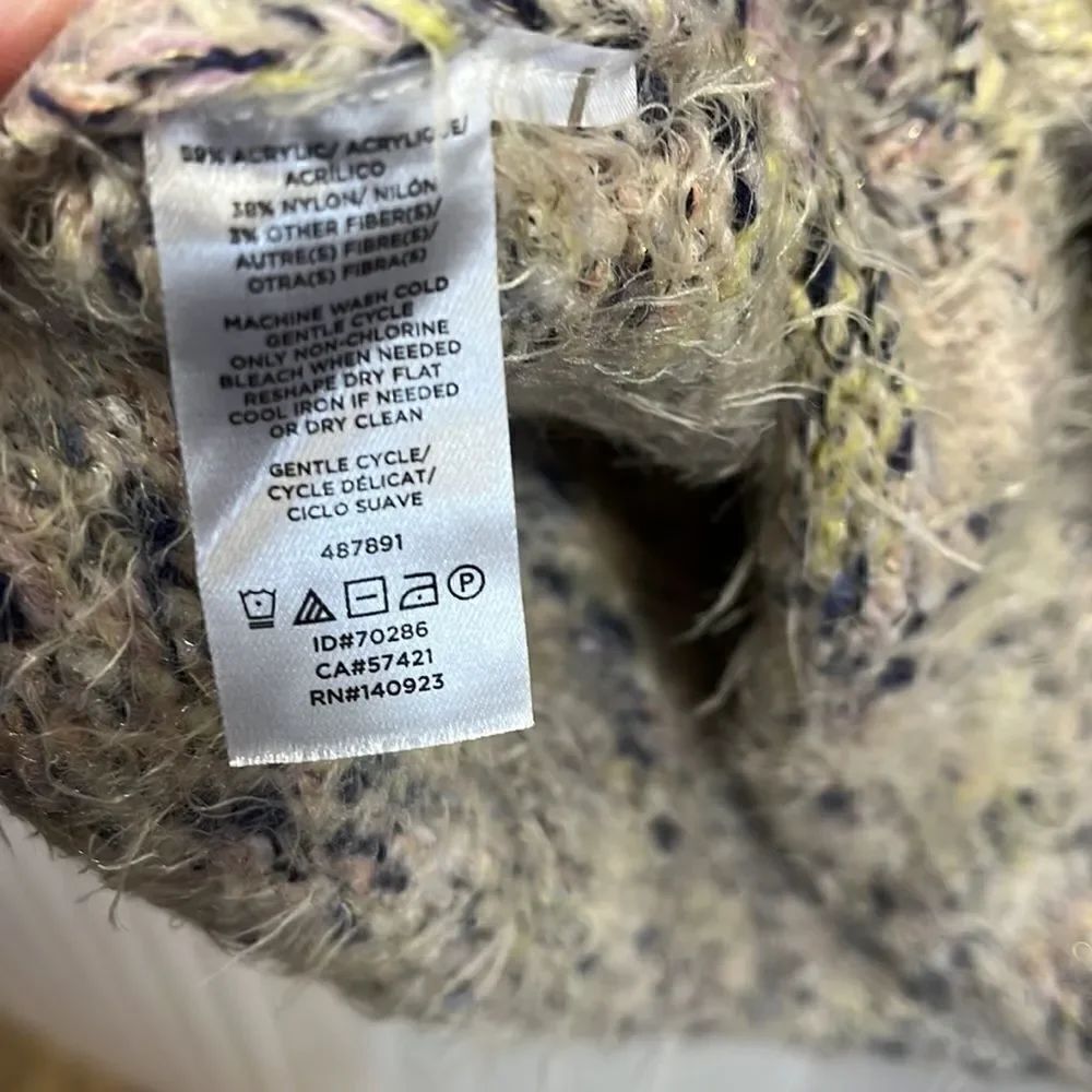 Lou & Grey crewneck multicolor eyelash sweater - Picture 4 of 6